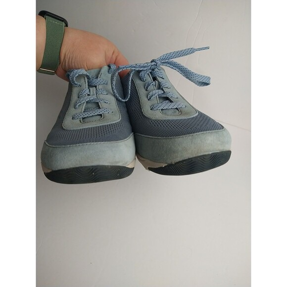 Dansko Woman 41/10.5-11 Blue Hayes Layer Upper Lace Up Sneakers - Picture 2 of 10